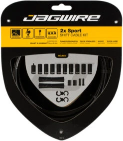 JAGWIRE 2X Sport Schaltzugset -Fahrradteile Geschäft 319259