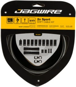 JAGWIRE 2X Sport Schaltzugset -Fahrradteile Geschäft 319263