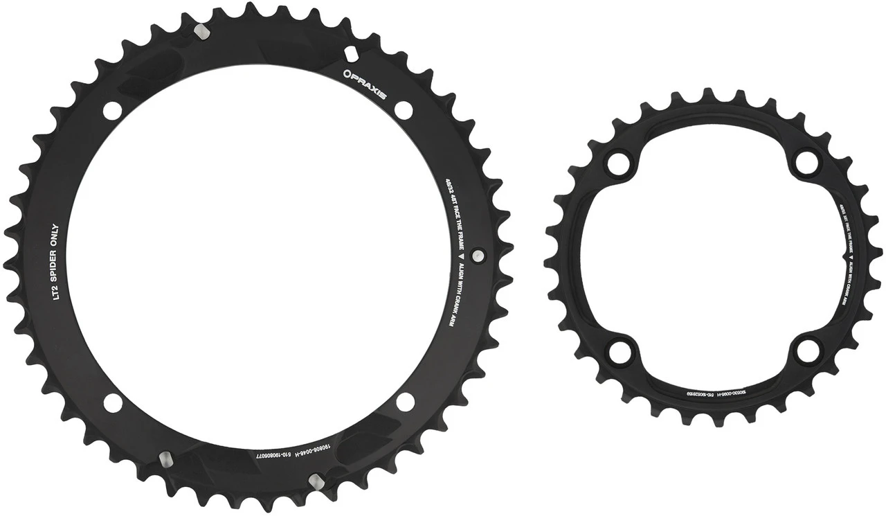 Praxis Works X-Rings Road Kettenblatt-Set, 4-Arm, 160/104 Mm Lochkreis 4 Praxis Works X-Rings Road Kettenblatt-Set, 4-Arm, 160/104 Mm Lochkreis - Image 2