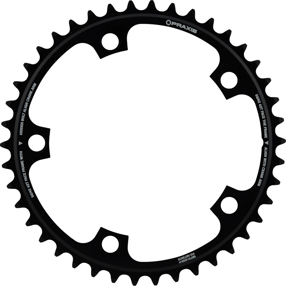 Praxis Works Time Trial Kettenblatt-Set, 5-Arm, 130 Mm Lochkreis 5 Praxis Works Time Trial Kettenblatt-Set, 5-Arm, 130 Mm Lochkreis - Image 3